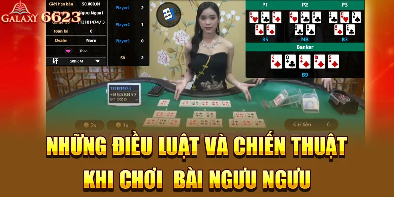Những điều luật và chiến thuật khi chơi bài ngưu ngưu